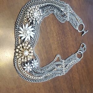 Stella And Dot Rhinestone Statement Necklace